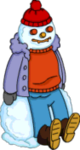 Tapped Out Homer Fever Snowman.png