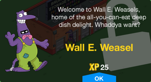 Welcome to Wall E. Easels, home of the all-you-can-eat deep dish delight. Whaddya want?