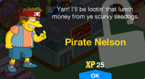 Yarr! I'll be lootin' that lunch money from ye scurvy seadogs.
